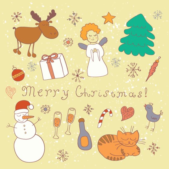 Merry Christmas Scene