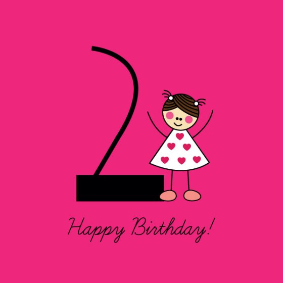 2nd Birthday Girl