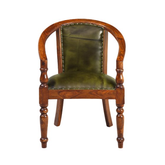 Leather Parlour Chair