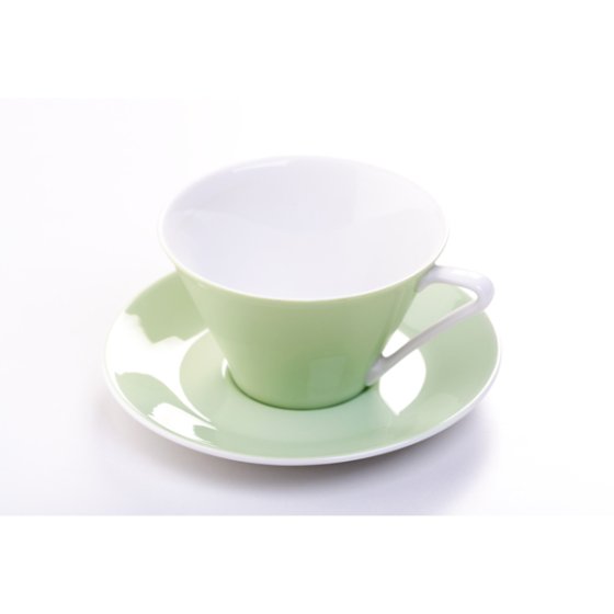 Mint Teacup and Saucer
