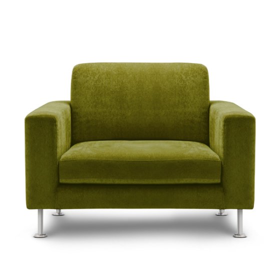 Contemporary Olive Arm Chair